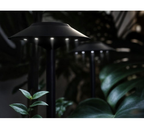 Светильник на солнечной батарее Ufology, темно-серый (графит)