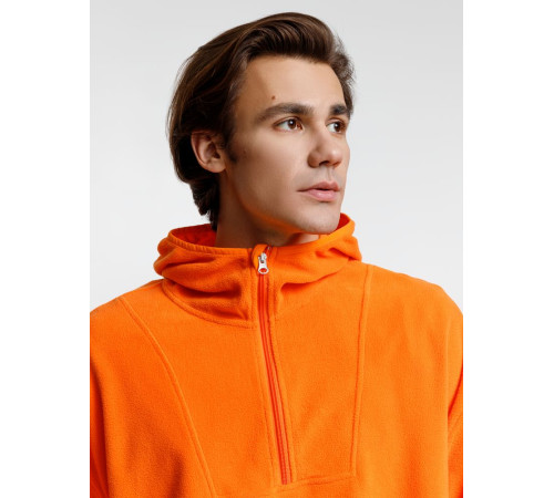 Анорак флисовый унисекс Fliska, оранжевый