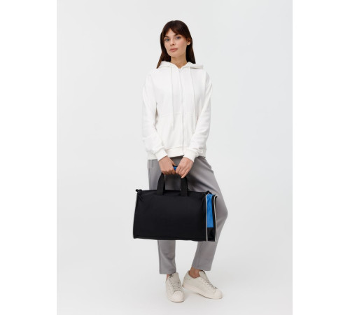 Спортивная сумка Fitnext, черная с синим