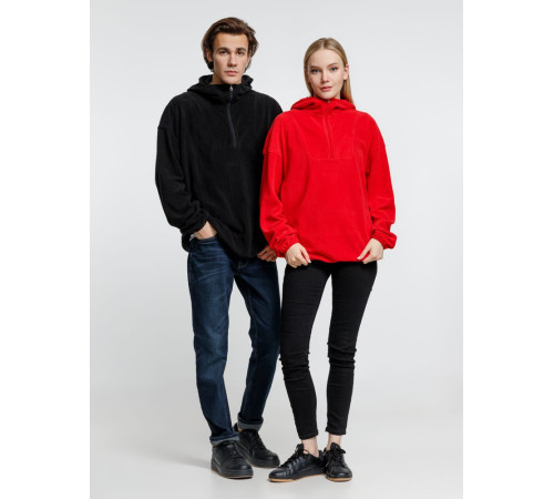 Анорак флисовый унисекс Fliska, красный