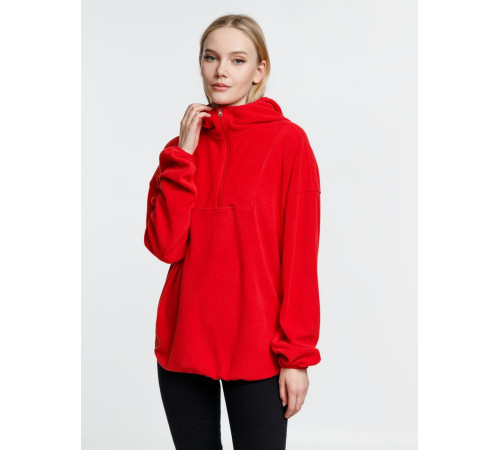 Анорак флисовый унисекс Fliska, красный