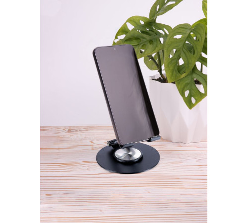 Подставка для смартфона Smartic, черный металлик