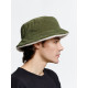 Панама Bucket двусторонняя утепленная, хаки с бежевым