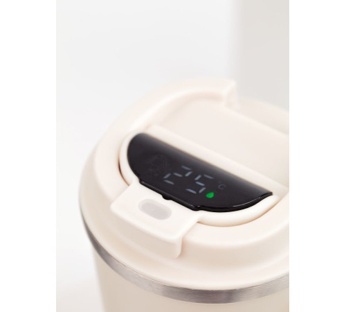 Смарт-стакан с заменяемой батареей tellMug, ver.2, молочно-белый