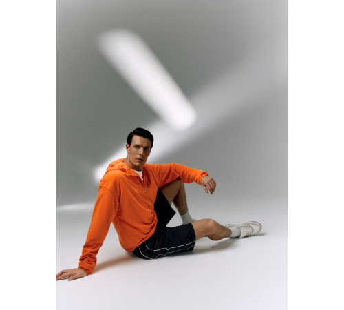 Анорак флисовый унисекс Fliska, оранжевый