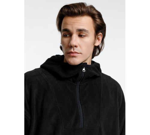 Анорак флисовый унисекс Fliska, черный