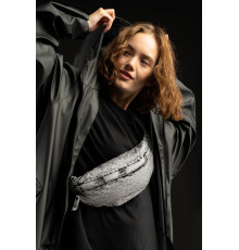 Поясная сумка W6, серая