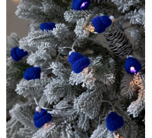 Гирлянда Cosy Poms, синяя