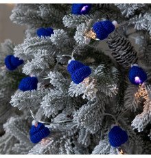 Гирлянда Cosy Poms, синяя