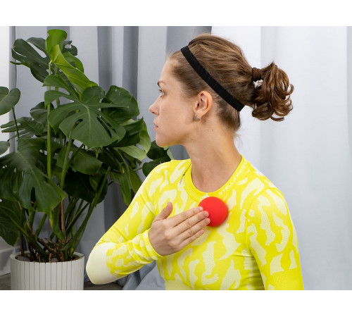 Массажный мяч для MФР Relaxify, красный