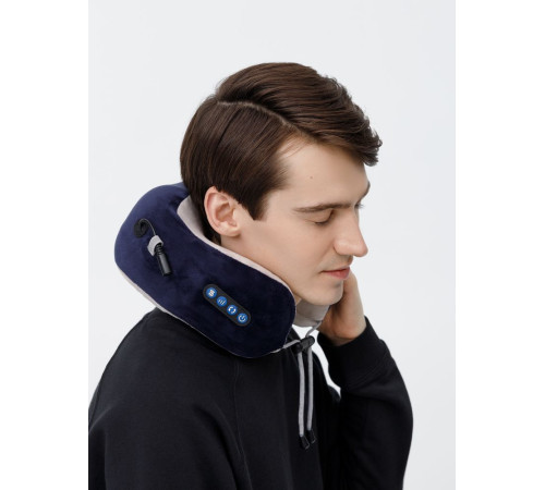 Дорожная подушка-массажер inRelax, синяя