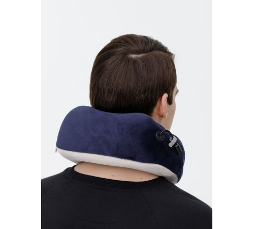 Дорожная подушка-массажер inRelax, синяя