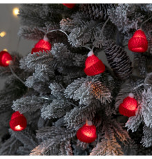 Гирлянда Cosy Poms, красная