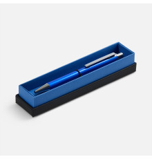 Ручка шариковая Arvent Glossy в футляре, синяя