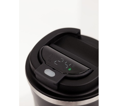 Смарт-стакан с заменяемой батареей tellMug, ver.2, черный