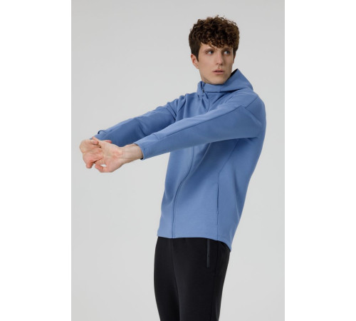 Куртка с капюшоном унисекс Begi, синяя