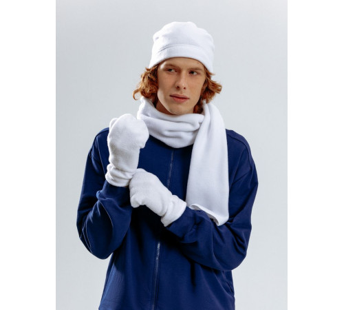 Варежки Fleecy, белые