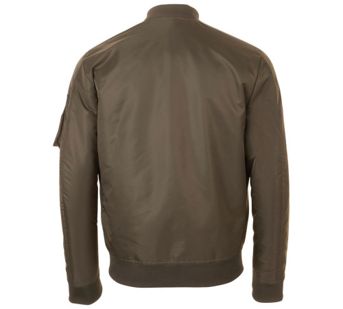 Куртка бомбер унисекс Rebel, коричневая