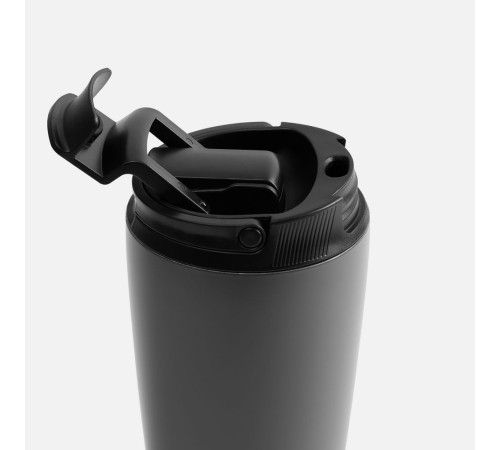 Термостакан с двумя поильниками Duetta, серый