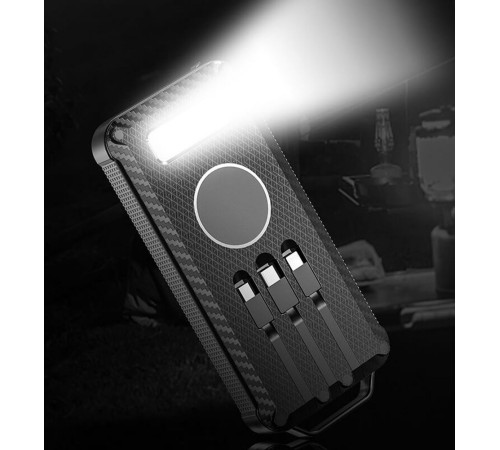 Аккумулятор защищенный Total Control 10000 мАч, черный