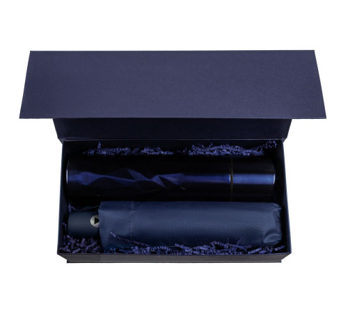 Набор Gems: зонт и термос, синий