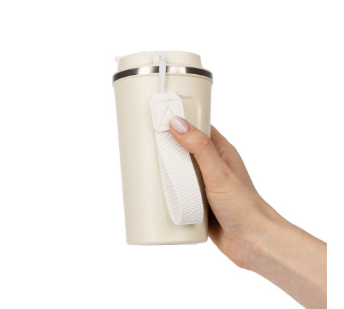 Смарт-стакан с заменяемой батареей tellMug, ver.2, молочно-белый