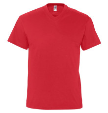 Футболка мужская с V-образным вырезом Victory 150, красная