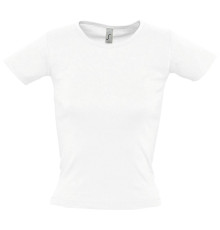 Футболка женская с круглым вырезом Lady 220 белая