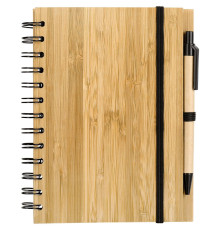 Блокнот на кольцах Bambook с шариковой ручкой