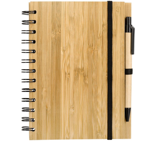 Блокнот на кольцах Bambook с шариковой ручкой