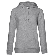 Толстовка с капюшоном женская BNC Inspire (Organic), серый меланж