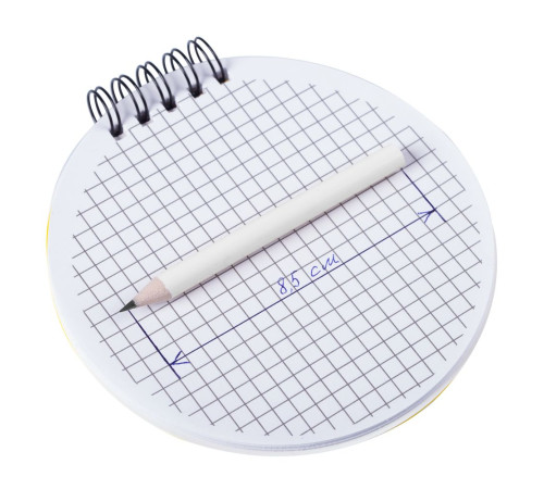 Карандаш простой Mini, белый