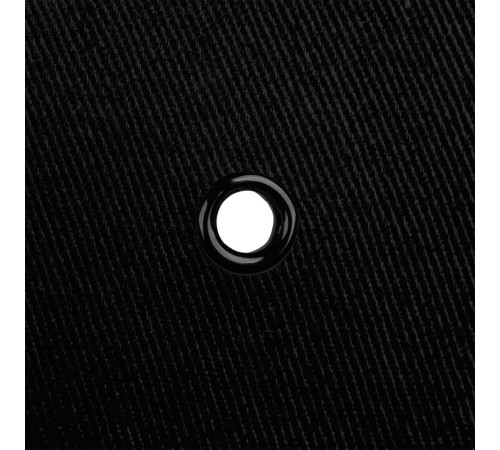 Бейсболка Canopy, черная с белым кантом