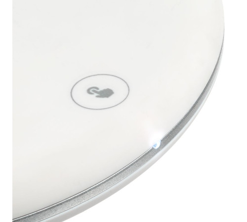 Лампа с колонкой и беспроводной зарядкой lampaTon, белая