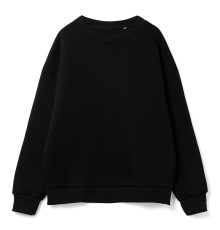 Свитшот оверсайз унисекс True Self, черный