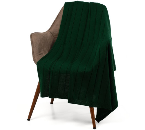 Плед Bambolay, темно-зеленый