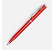 Ручка шариковая Euro Chrome, красная