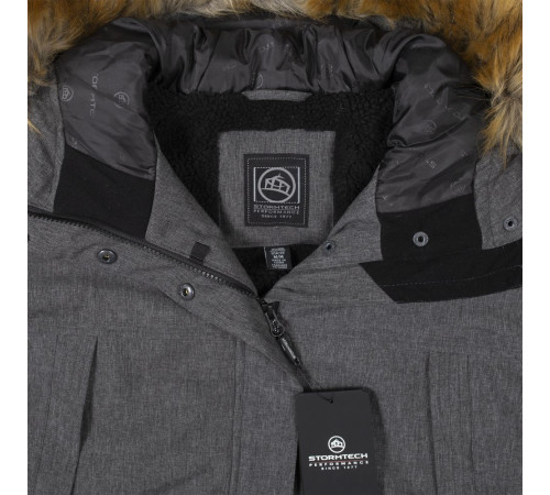 Парка мужская Explorer, серый меланж