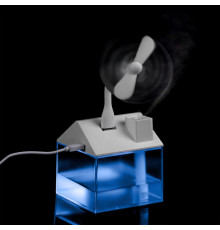 Настольный увлажнитель Arioso с вентилятором и лампой, белый