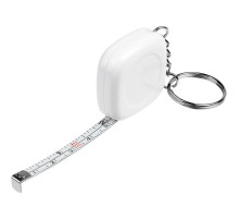 Брелок с рулеткой Metric, белый
