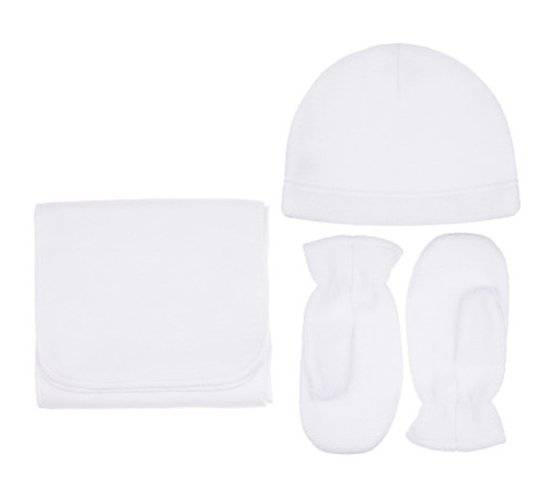 Варежки Fleecy, белые