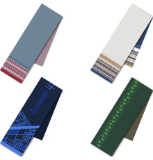 Шарф Joyful на заказ, XL, полушерсть