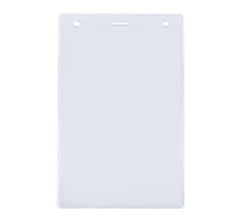 Карман для бейджа Lucid, вертикальный, из фактурного ПВХ