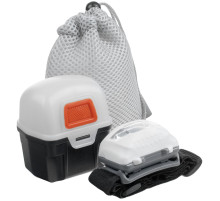 Многофункциональный светодиодный фонарь Klar, серый