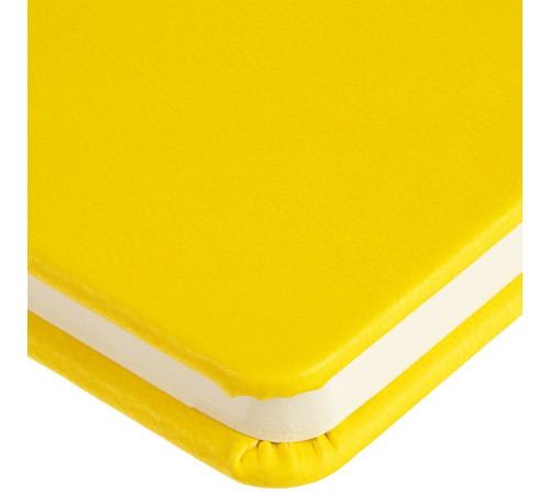 Блокнот Cluster Mini в клетку, желтый