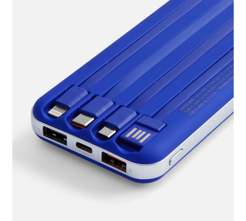 Внешний аккумулятор Omni Pro 10000 мАч, синий