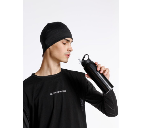 Шапка спортивная GoHead, черная