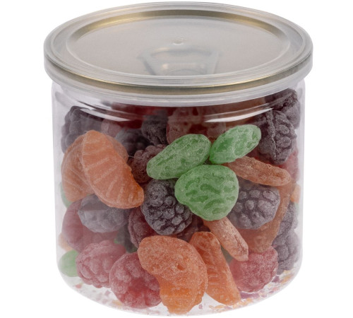 Карамель леденцовая Candy Crush, со вкусом фруктов, с прозрачной крышкой