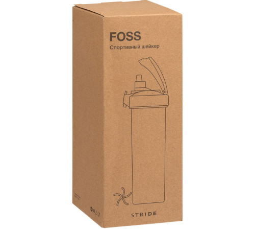 Спортивный шейкер Foss, черный