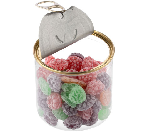 Карамель леденцовая Candy Crush, со вкусом фруктов, с прозрачной крышкой